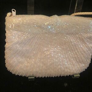 Elegant Robinsons Pink Beaded Evening Bag